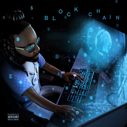 Blockchain (Blue Seaglass Wave) (Blue) [Colored Vinyl]