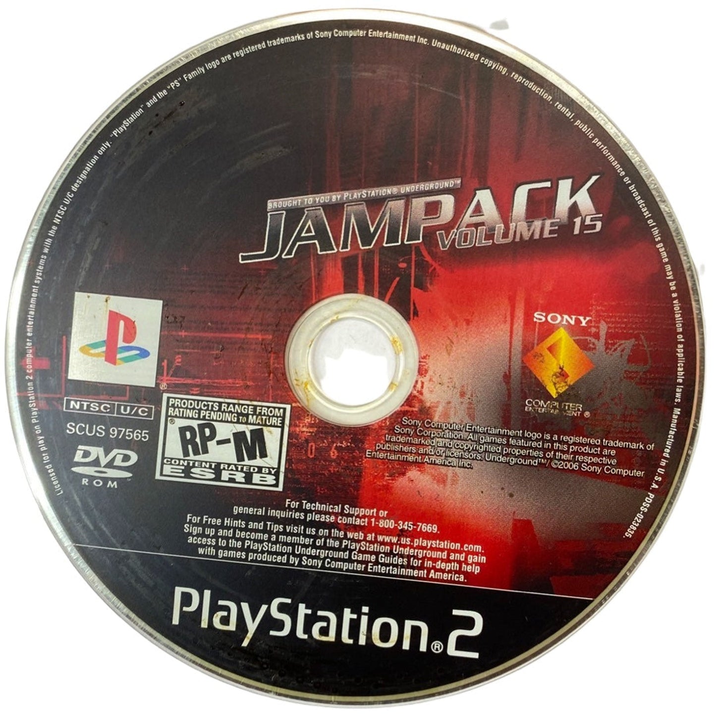 PlayStation Jampack Volume 15 - PlayStation 2 (LOOSE)