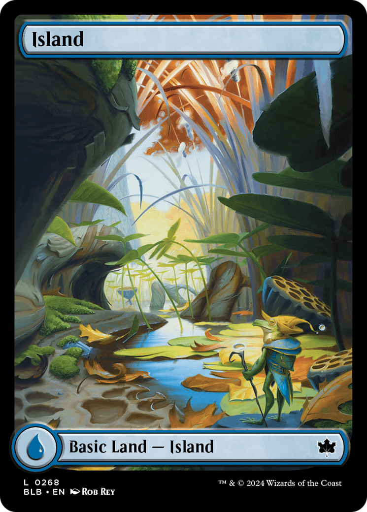 Island (BLB-268) - Bloomburrow Foil