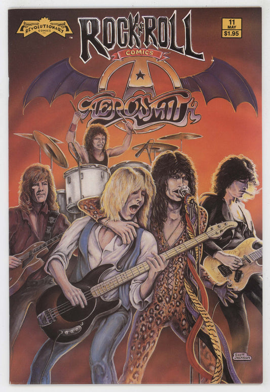 Rock N Roll Comics 11 Revolutionary 1990 NM- 9.2 Aerosmith Biography