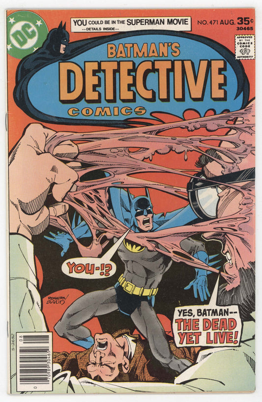 Batman Detective Comics 471 DC 1977 VF Marshall Rogers 1st Hugo Strange