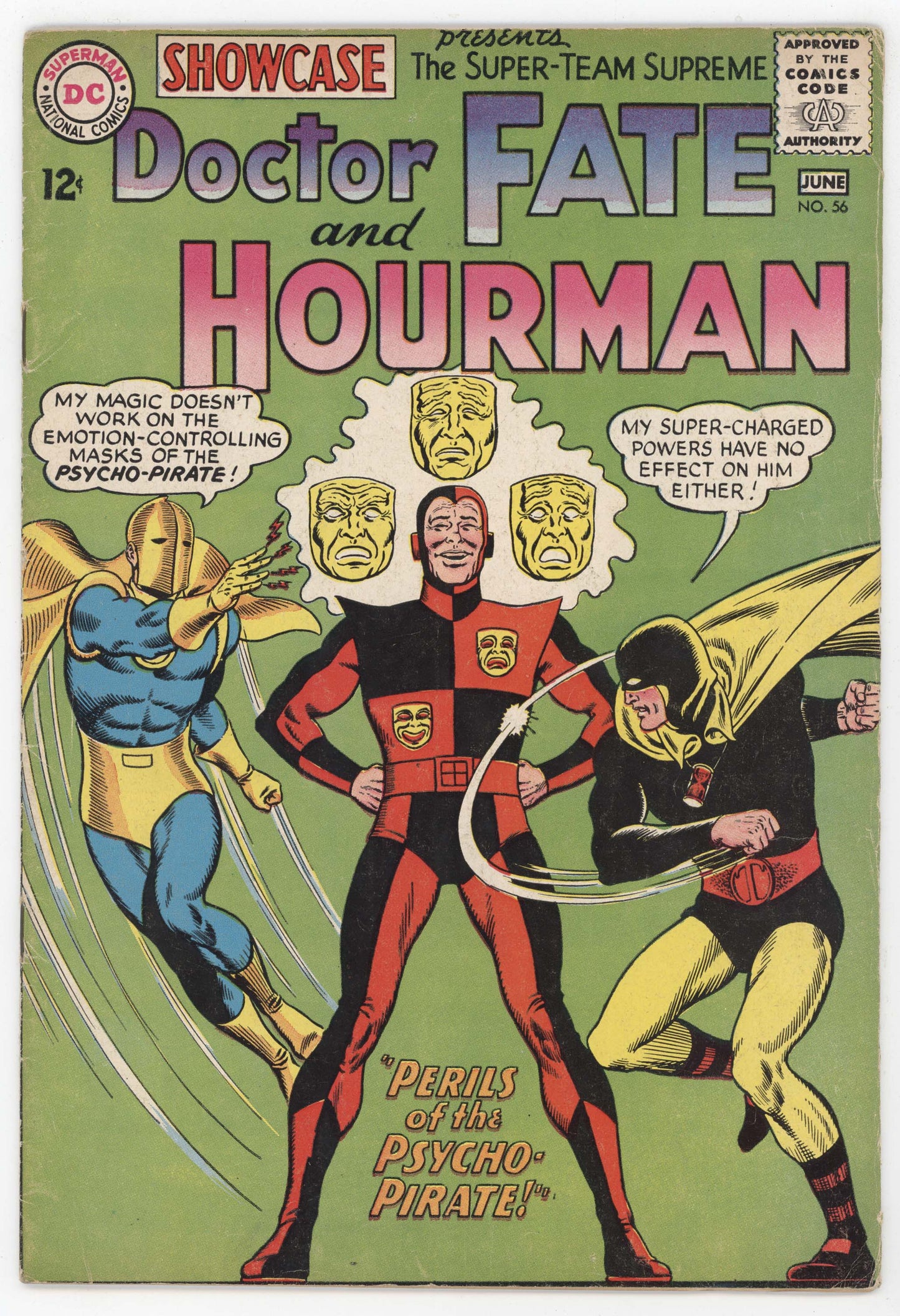 Showcase 56 DC 1965 VG FN Murphy Anderson Doctor Fate Hourman 1st Psycho Pirate