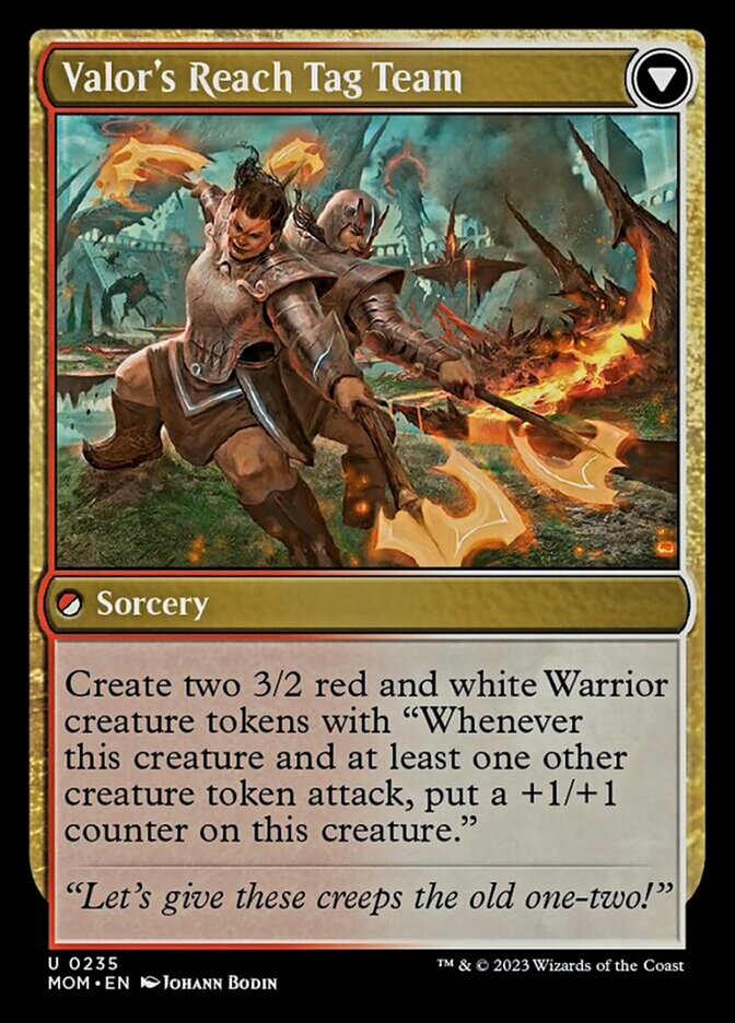 Invasion of Kylem // Valor's Reach Tag Team (MOM-235) - March of the Machine Foil