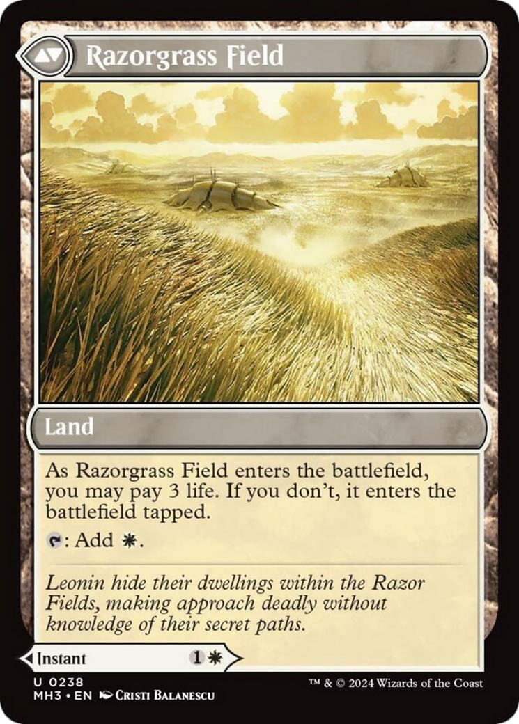 Razorgrass Ambush (MH3-238) - Modern Horizons 3 Foil