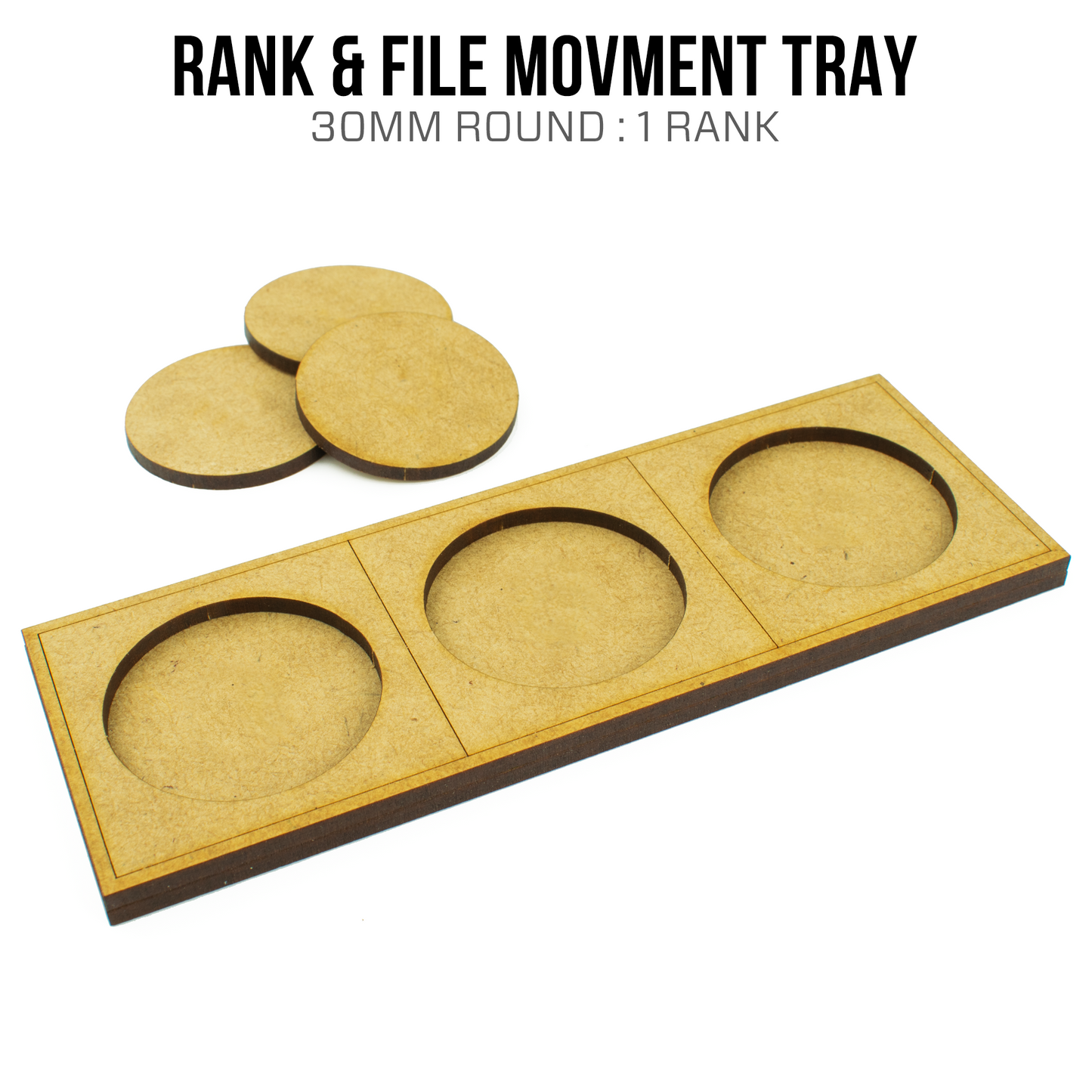 40mm Circle (50mm Square) Movement Trays - Golden Apple Comics