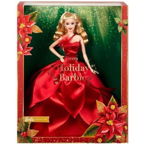 Barbie Holiday Doll 2022 (Dark Brown, Wavy Blonde , Light Brown or Straight Black Hair)