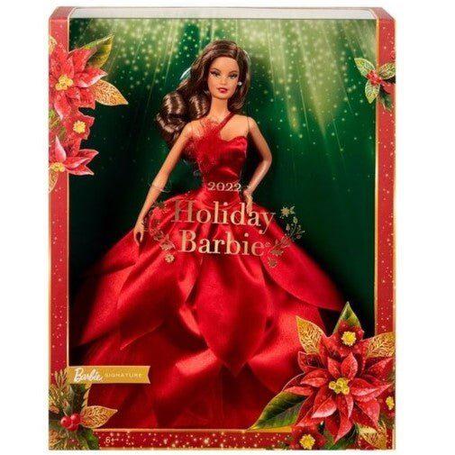 Barbie Holiday Doll 2022 (Dark Brown, Wavy Blonde , Light Brown or Straight Black Hair)