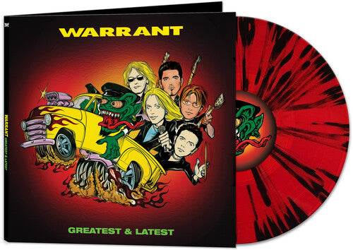 Warrant - Greatest & Latest - Red & Black Splatter (Vinyl LP)