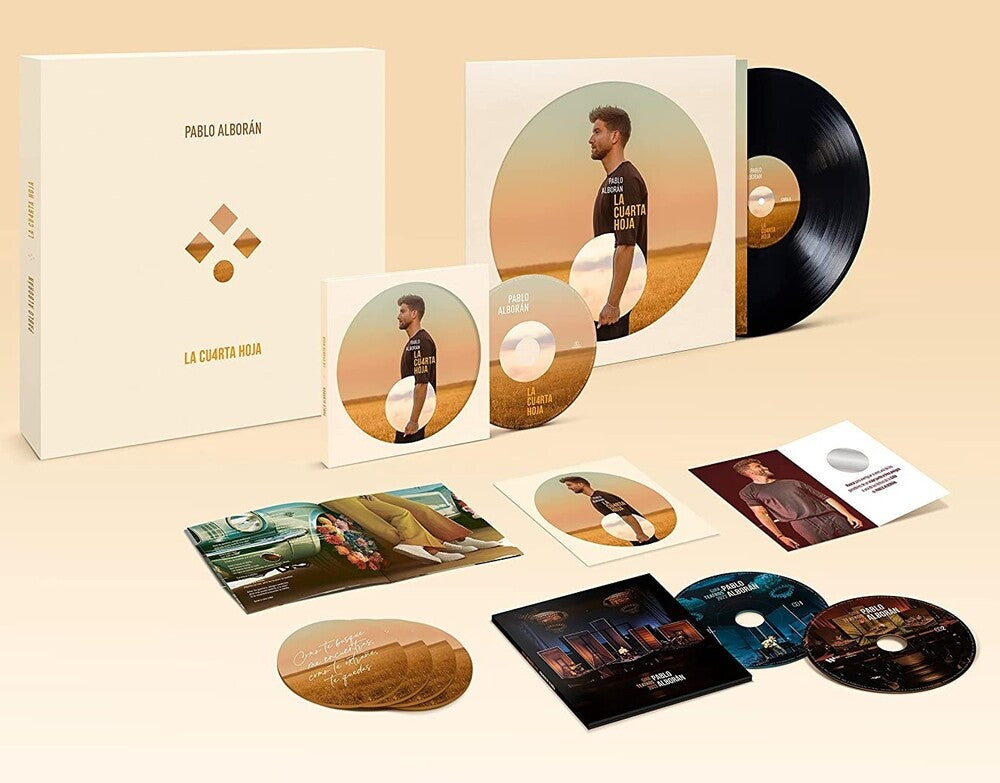 La Cuarta Hoja - La Cuarta Hoja' + Vinilo La Cuarta Hoja + 2CD Directo Gira De Teatros 2022 + Postcard + 4 Postcards + Christmas [LP]