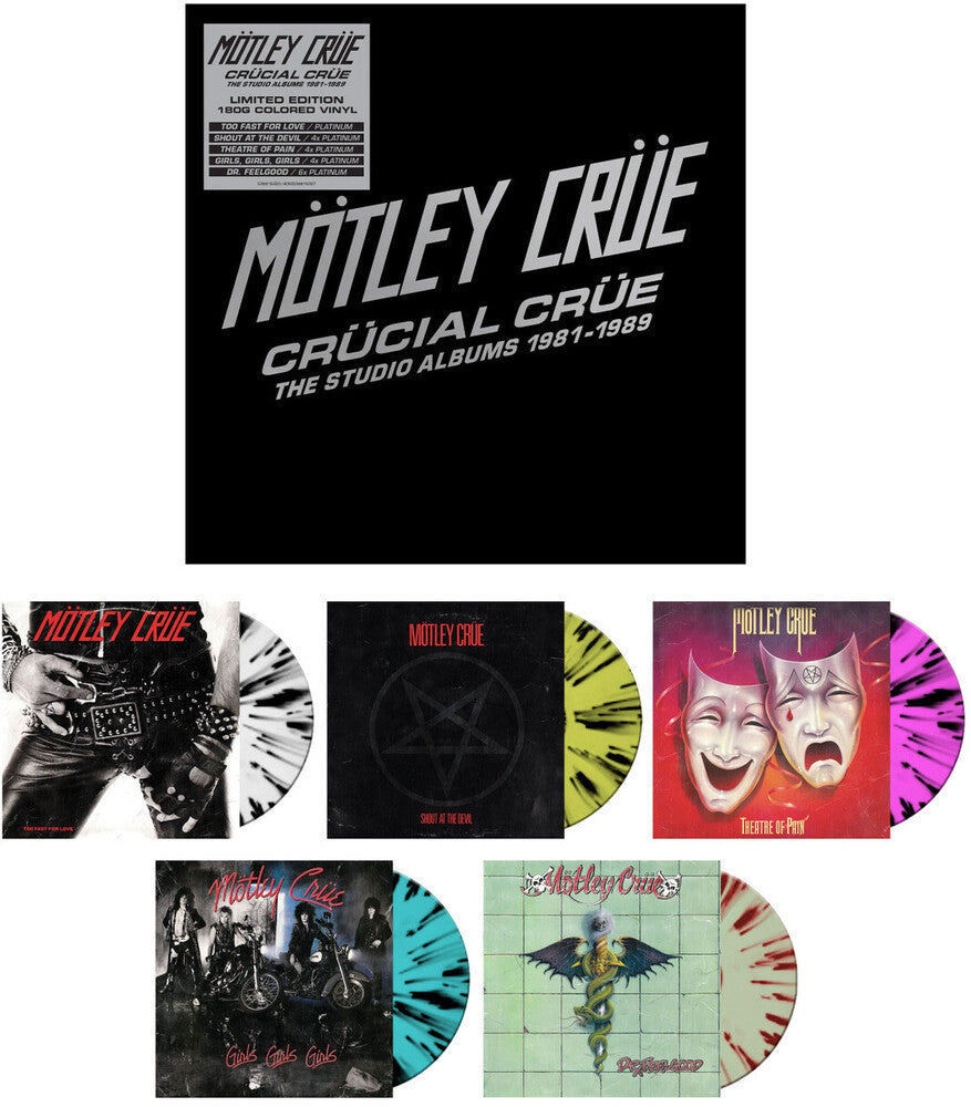 Crucial Crue: The Studio Albums 1981-1989 [Limited Edition LP Box Set]