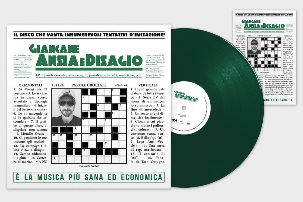 Ansia E Disagio [Colored Vinyl] (Grn) (Ita)