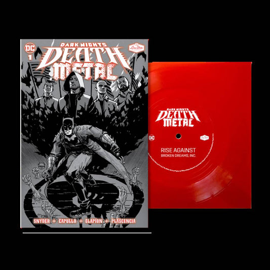 Dark Nights: Death Metal #1 Soundtrack Special Edition - Rise Against with Flexi Single 'Broken Dreams, Inc' [7" Vinyl]