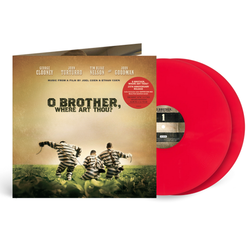 O Brother, Where Art Thou? - Original Motion Picture Soundtrack (25th Anniversary Dapper Dan Red 2x Vinyl)