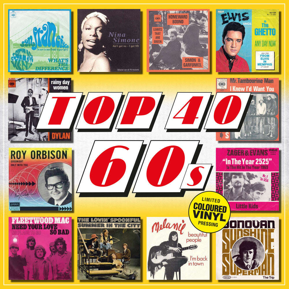 Top 40 60s / Various [Colored Vinyl] (Ofgv) (Spla) (Hol)