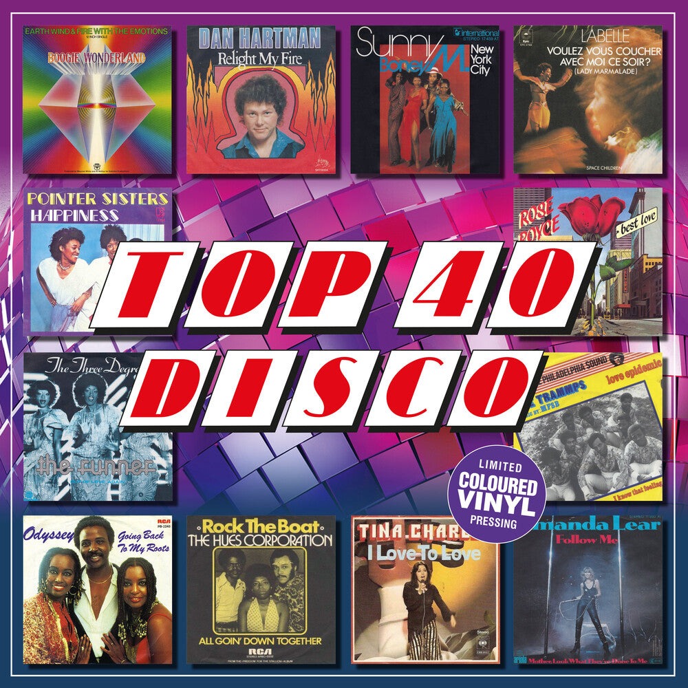 Top 40 Disco / Various - Top 40 Disco / Various [Colored Vinyl] (Ofgv) (Spla) (Hol)