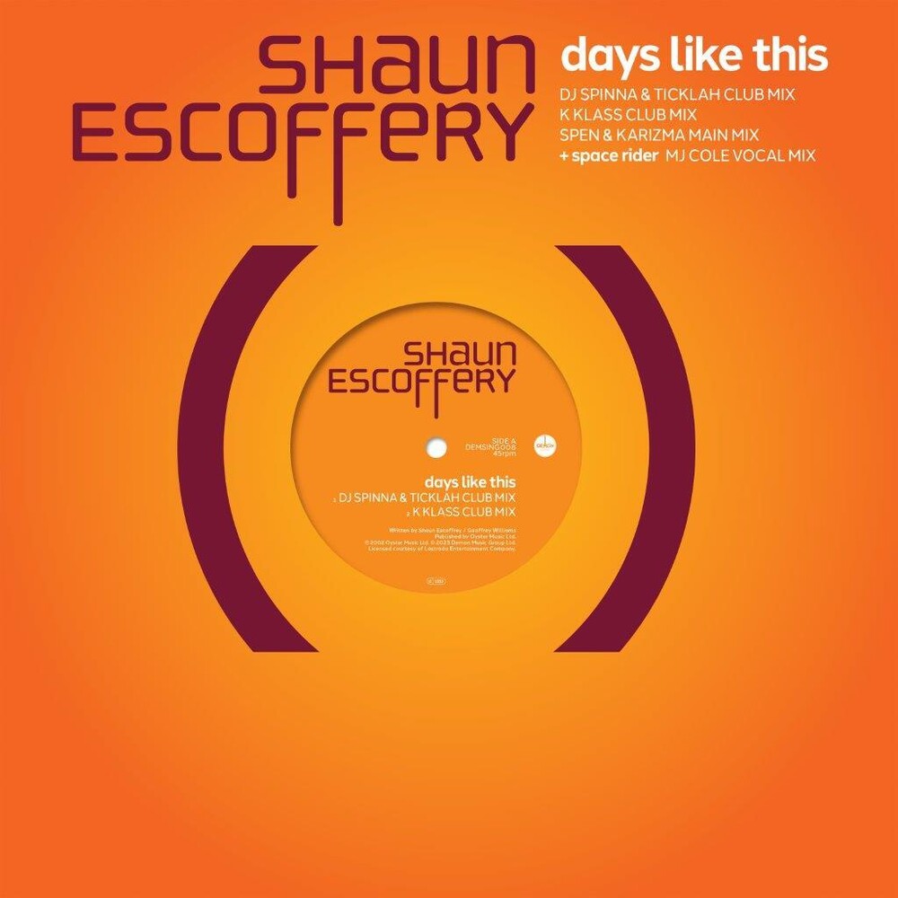 Day Like This - 140-Gram Black Vinyl [12" Vinyl]