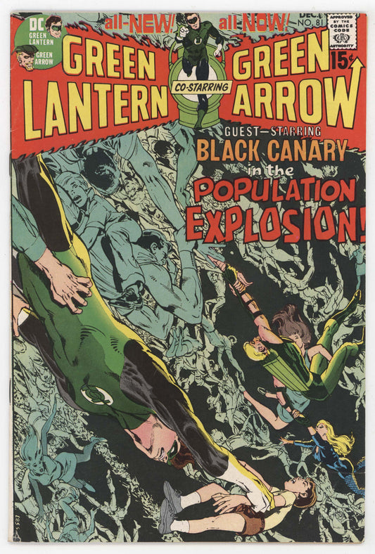 Green Lantern 81 DC 1970 VF Neal Adams Denny O'Neil Black Canary Arrow