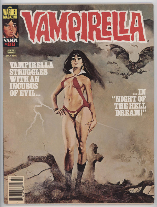 Vampirella 88 Warren 1980 VF Enrich Torres GGA Magazine
