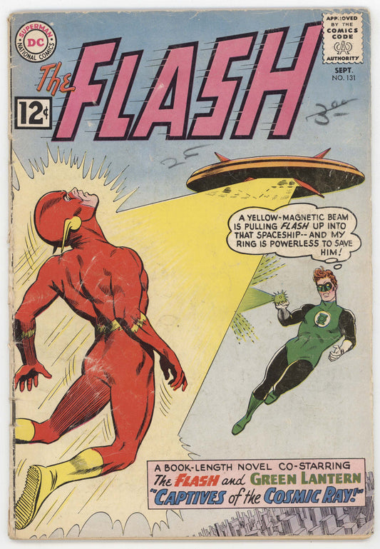 Flash 131 DC 1962 GD VG Carmine Infantino Green Lantern Flying Saucer