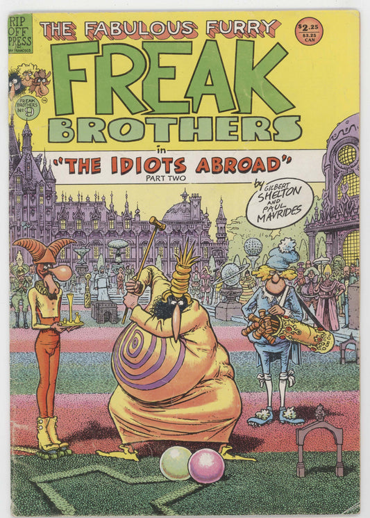 Fabulous Furry Freak Brothers 9 Rip Off 1986 VG 2nd Print Fat Freddys Cat