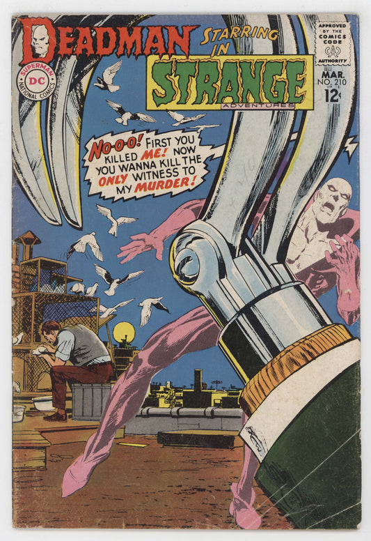 Strange Adventures 210 DC 1968 VG Neal Adams Deadman 1st Hook