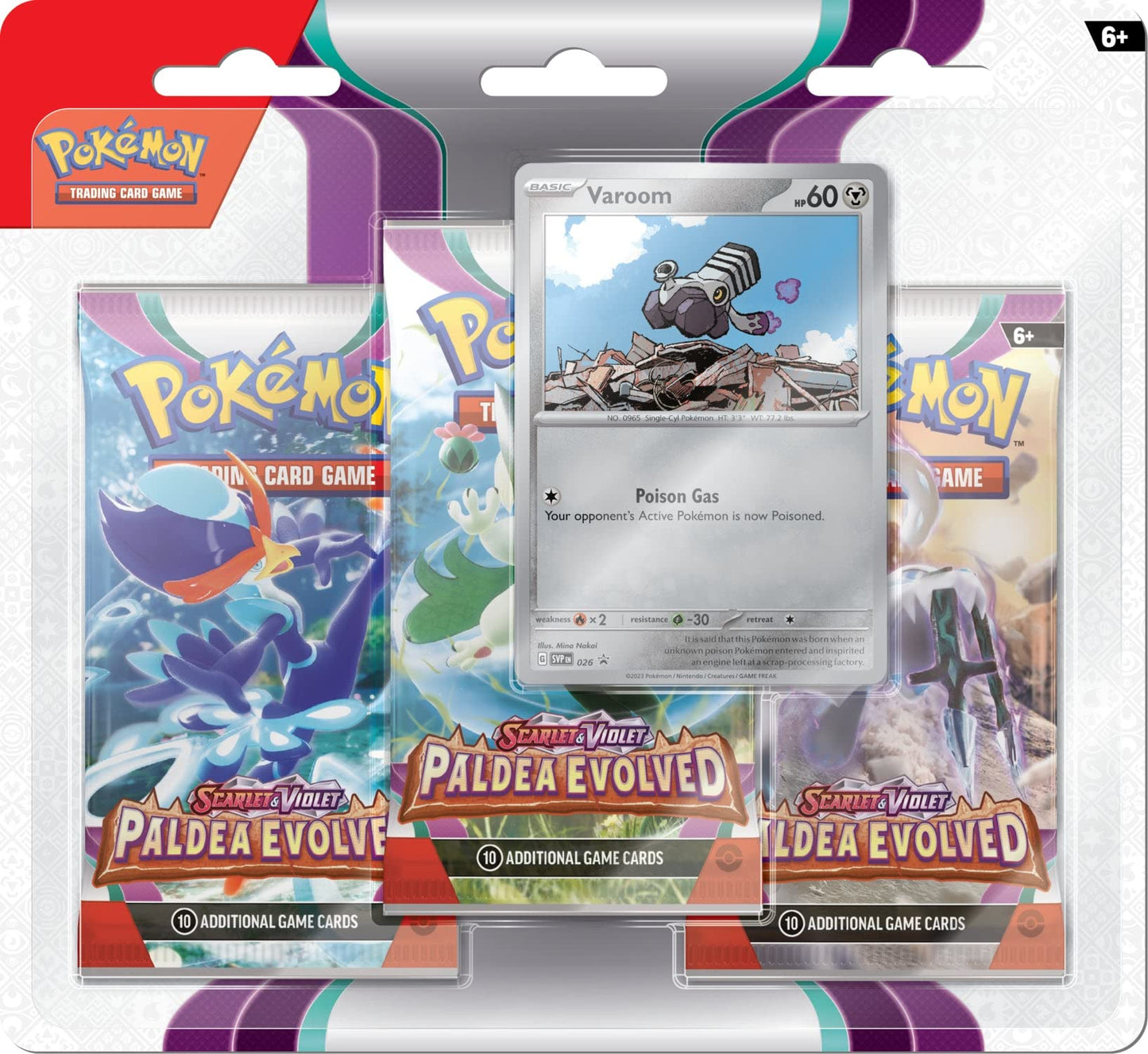 Pokemon Scarlet & Violet | Paldea Evolved | 3-Pack Blister (Random Promo)