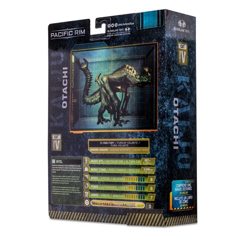 McFarlane Toys Pacific Rim Kaiju Wave 1 4-Inch Scale Action Figure with Comic Book - Choose a Figure