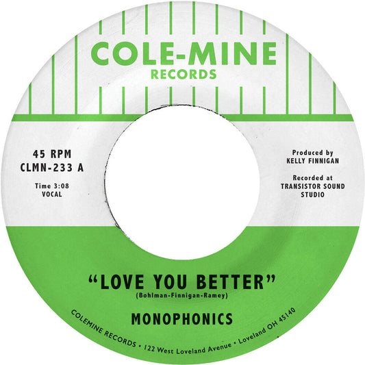 Love You Better / Shape Of My Teardrops [7" Vinyl]