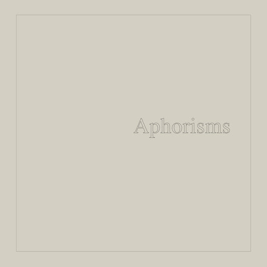 Aphorisms [2LP]