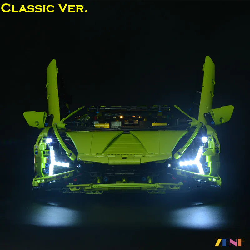 Light Kit for LEGO Lamborghini Sian Fkp37 #42115