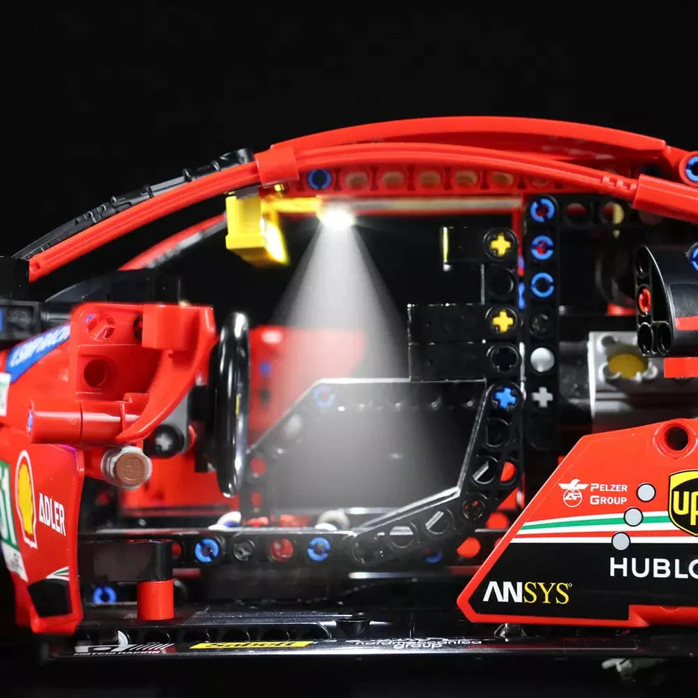 LEGO Ferrari 488 GTE #42125 Light Kit