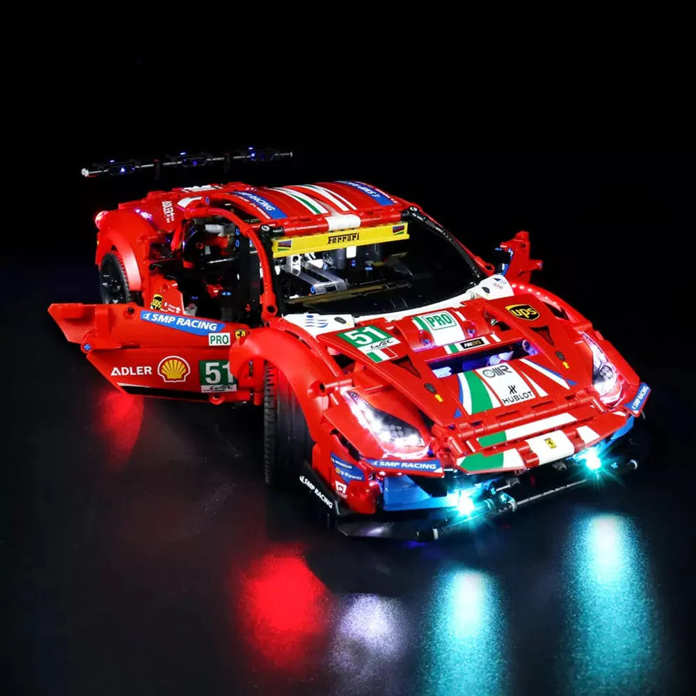 LEGO Ferrari 488 GTE #42125 Light Kit