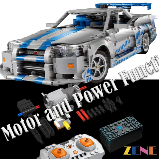 Power Functions Kit for LEGO Nissan Skyline GT-R (R34) Car #42210