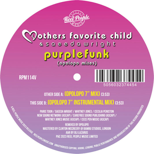 Purple Funk (Opolopo Remixes) [Colored Vinyl] (Purp)