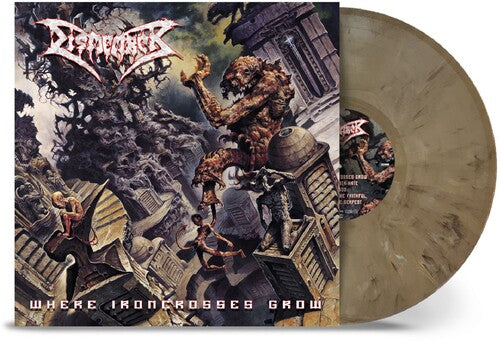 Dismember - Where Ironcrosses Grow - Sand Marble (Indie Exclusive Vinyl)