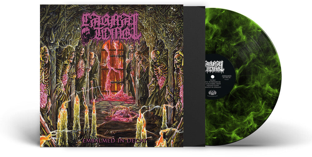 Embalmed In Decay - Lime/Black Marbled [Colored Vinyl]