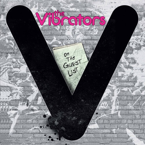 The Vibrators - On The Guest List - Pink/Black Splatter (Vinyl LP)