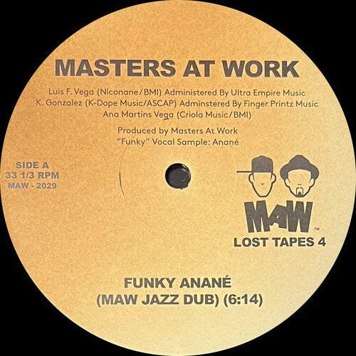 Masters at Work - Funky Anane / MAW Want You (Vinyl LP)