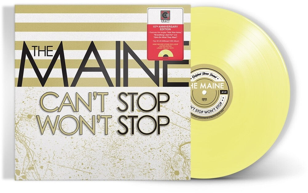 Can't Stop Won't Stop: 15th Anniversary Edition [Indie Exclusive Limited Edition Lemon LP]