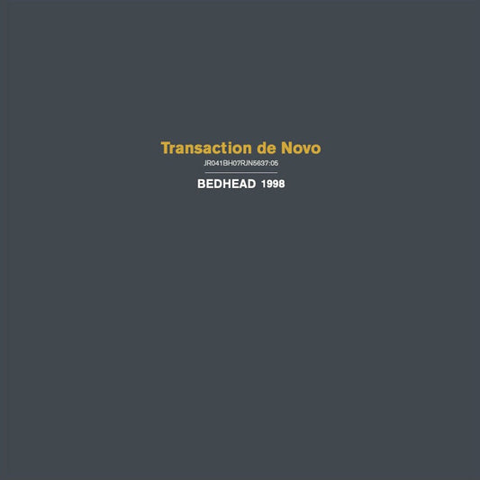 Bedhead - Transaction De Novo [Colored Vinyl]