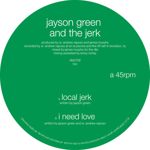 Local Jerk / I Need Love (Vinyl LP)