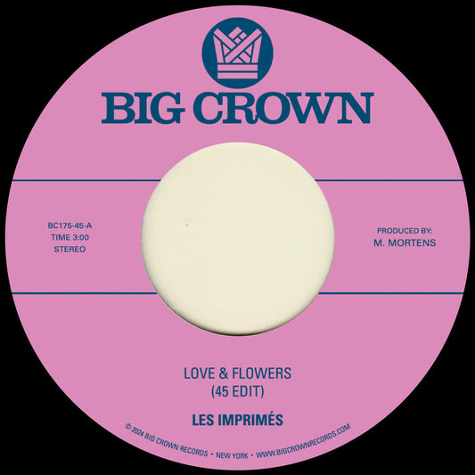 Love & Flowers (45 Edit) / You [7" Vinyl]
