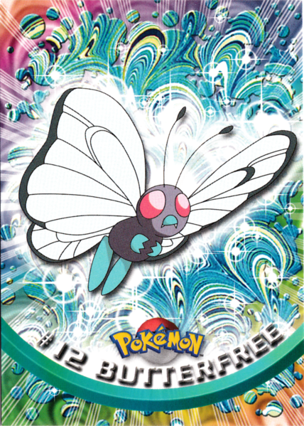 Butterfree (12) [Topps TV Animation Edition Series 1 (Third Print)]