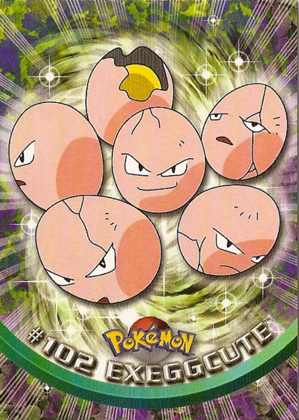 Exeggcute (102) [Topps TV Animation Edition Series 2]