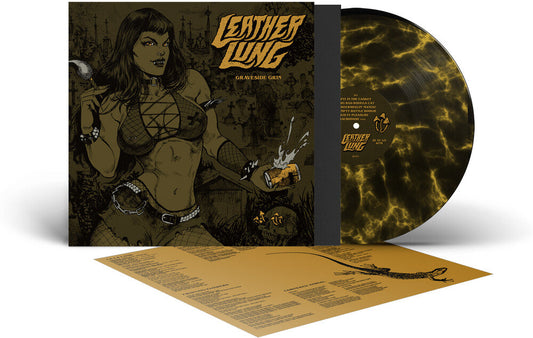 Graveside Grin - Black & Yellow Marble (Blk) (Ylw) [LP]