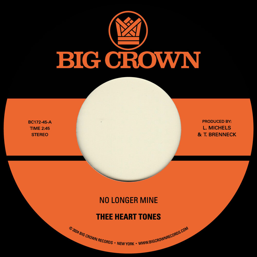 No Longer Mine B/W Cry My Tears Away [7" Vinyl]