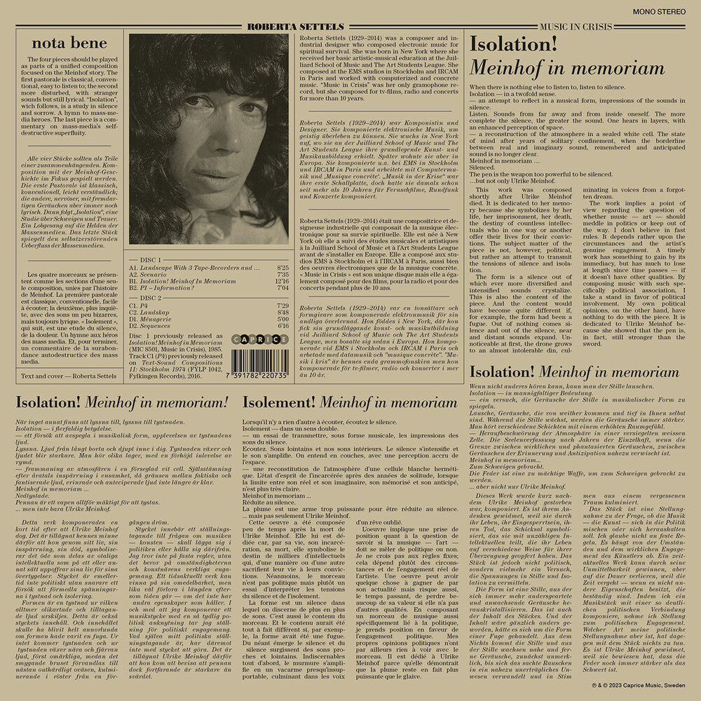 Music In Crisis [LP]