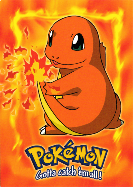 Charmander (E4) [Topps Pokemon the First Movie (First Print)]