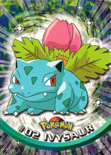 Ivysaur (2) [Topps TV Animation Edition Series 1 (Black Logo)