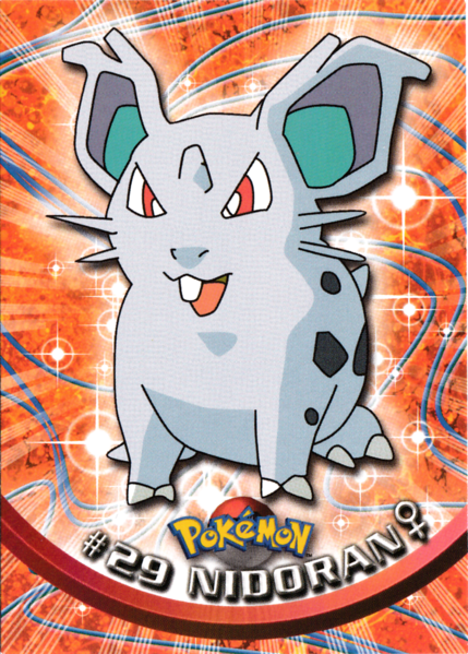 Nidoran F (29) [Topps TV Animation Edition Series 1 (Third Print)]